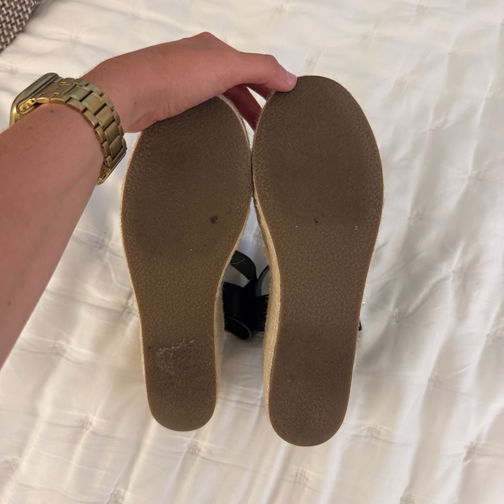 Steve Madden Black Cabo Flatform Sandals - Picture 5 of 6